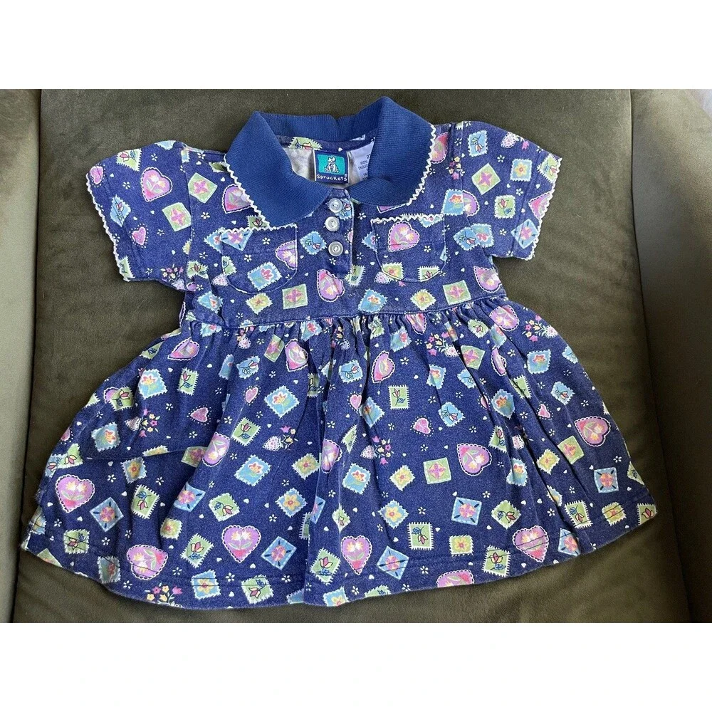 Vintage Sprocket Collared Dress